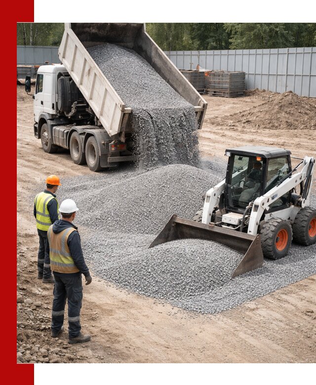 Доставка и продажа гранитного щебня фракции 0-5 в калуге