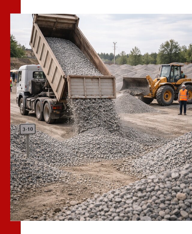 Гранитный щебень фракции 3–10: доставка и продажа в калуге