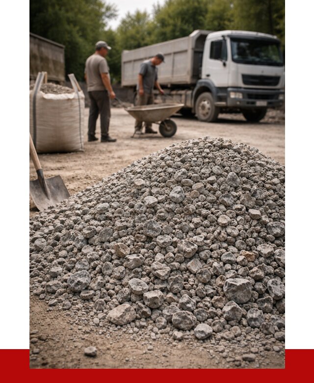 Гранитный щебень фракция 20-40 в калуге от 3236 руб. ПРОНЕРУДКлг