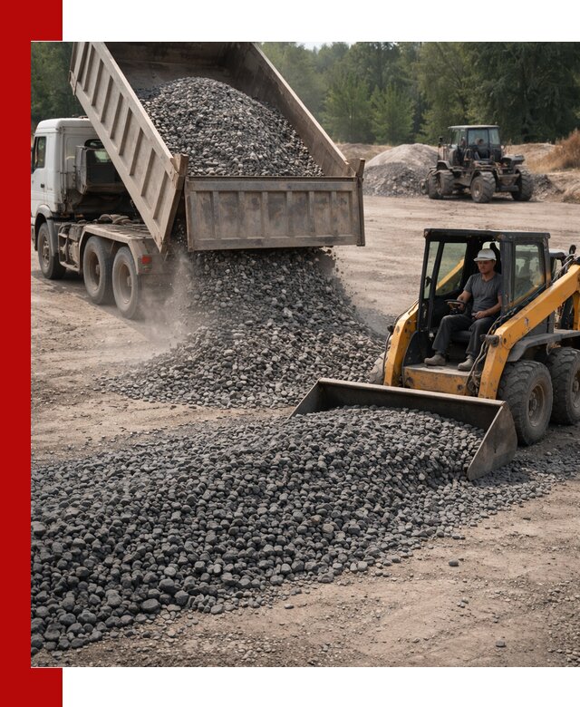 Гранитный щебень фракция 40-70 с доставкой в калуге