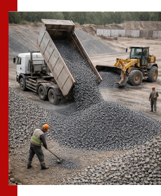 Щебень габбро-диабаз фр. 5-20 с доставкой в калуге