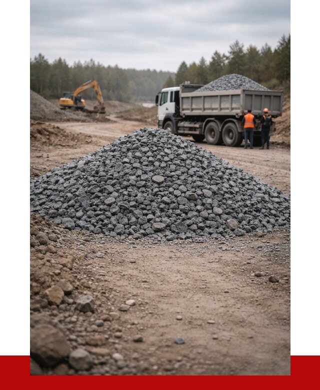 Щебень габбро диабаз фракция 40-70 в калуге от 2225 р-ПРОНЕРУДКлг