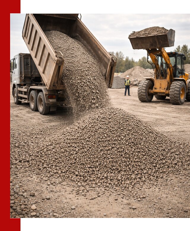Гравийный щебень фракция 3–10 с доставкой в калуге