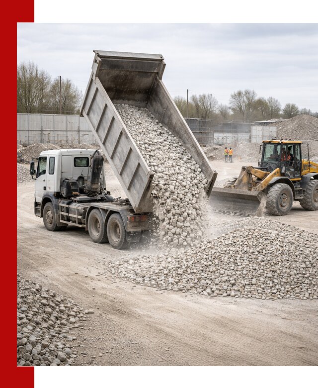 Доставка и продажа известнякового щебня в калуге