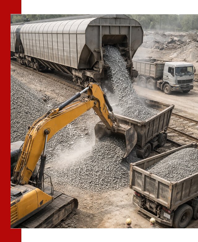 Доставка железнодорожного щебня в калуге крупными партиями быстрого отгруза