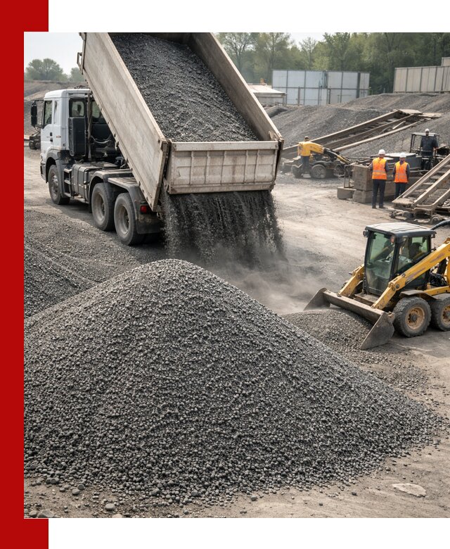 Вторичный щебень фракция 0–5 с доставкой в калуге