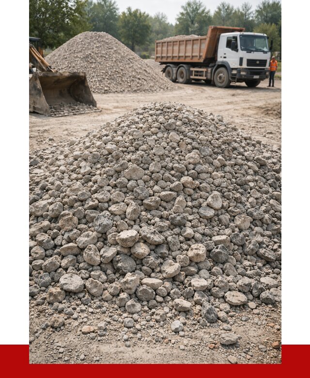 Вторичный щебень фракция 20-40 в калуге от 2225 р ПРОНЕРУДКлг