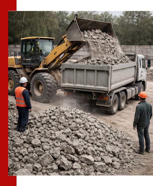 Вторичный щебень фракция 70–150 в калуге с доставкой