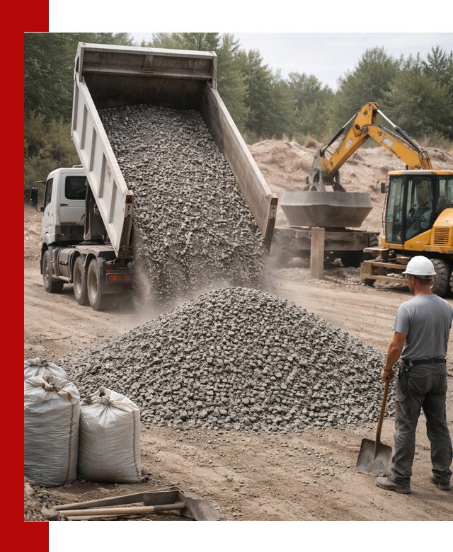 Доставка и продажа бетонного щебня в калуге