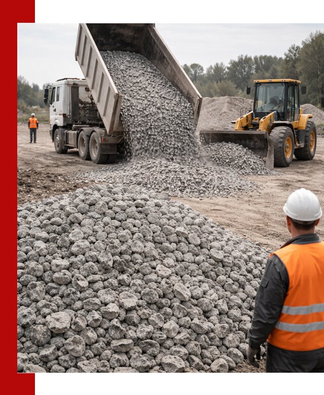 Доставка бетонного щебня фракции 20-40 в калуге