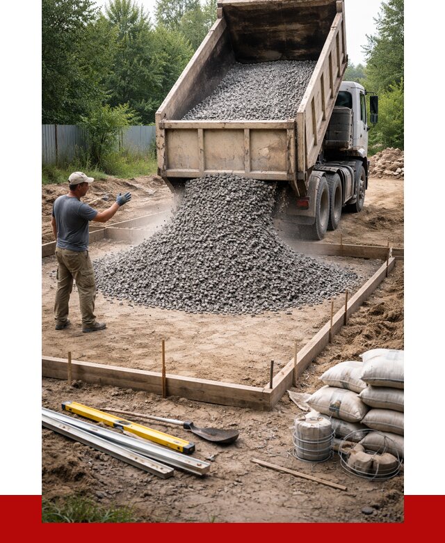 Купить щебень для фундамента в калуге от 4551 р. | ПРОНЕРУДКлг