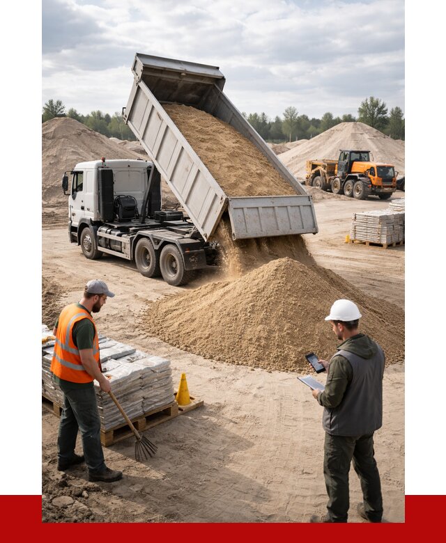 Карьерный песок с доставкой в калуге от 3641 р. ПРОНЕРУДКлг