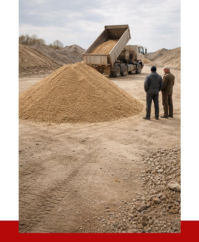 Карьерный песок крупнозернистый в калуге от 8597 р | ПРОНЕРУДКлг