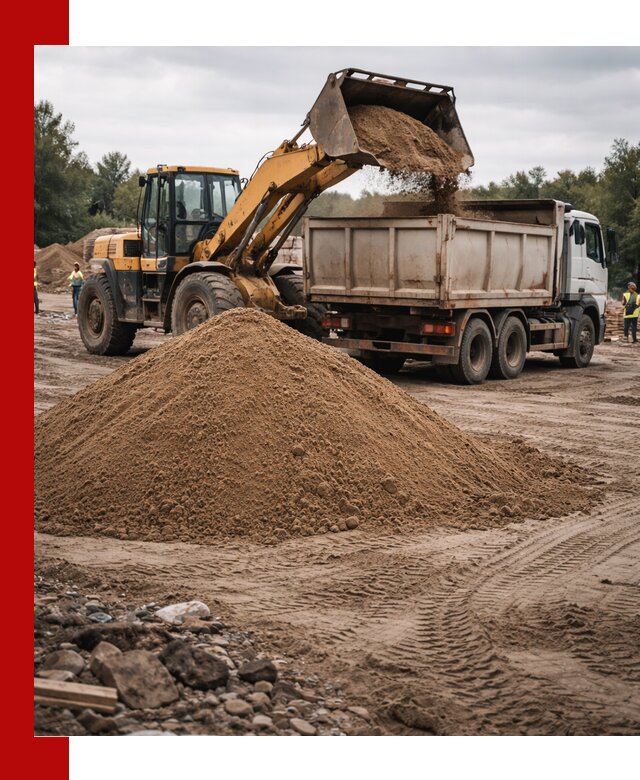 Доставка речного песка навалом в калуге быстро и выгодно