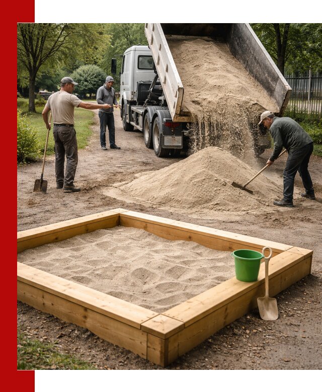 Песок для песочницы с доставкой в калуге недорого и чистый