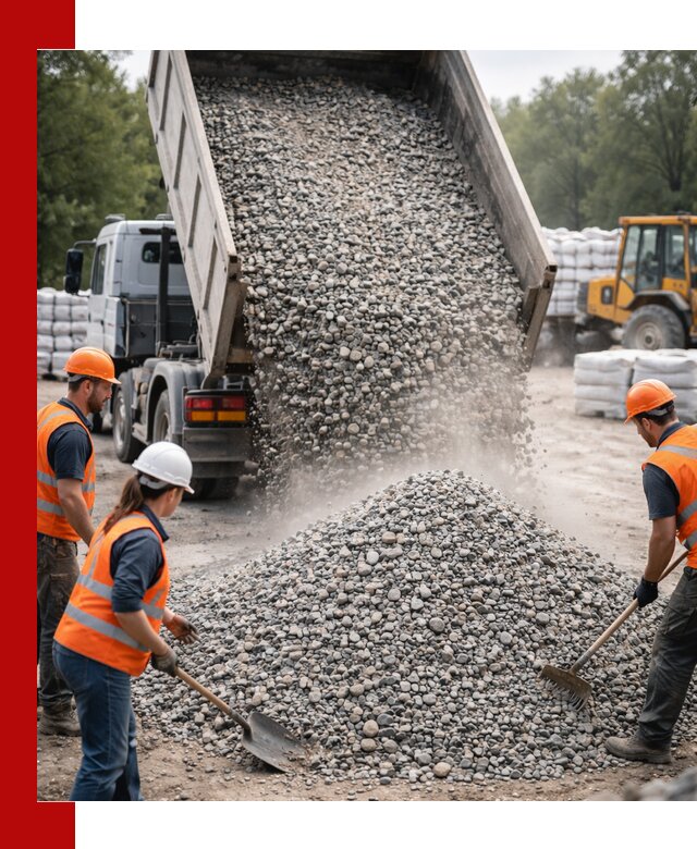 Доставка гравия и камня в калуге оптом и в розницу
