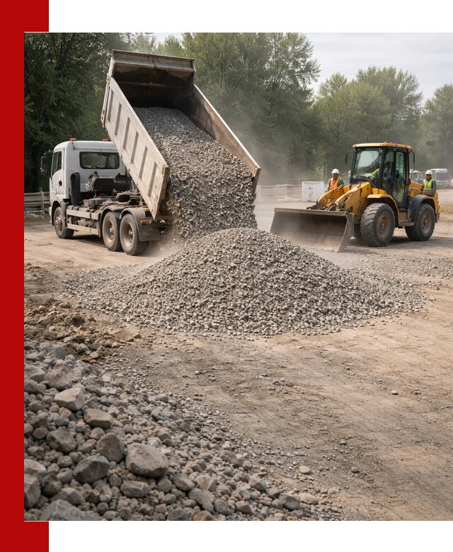 Гравий фракция 5–20 доставка в калуге оптом и в розницу