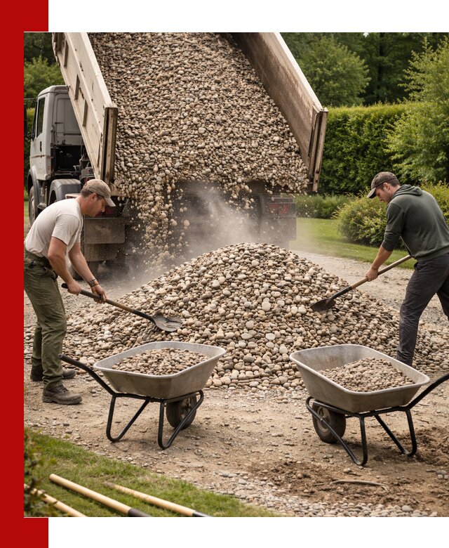 Доставка и продажа декоративной гальки в калуге