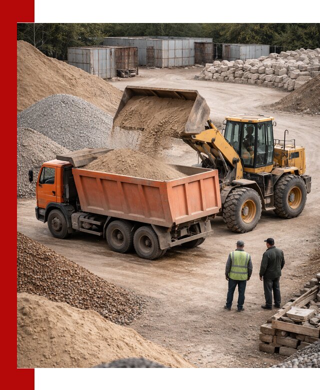 Доставка сыпучих смесей и смесей для стройки в калуге