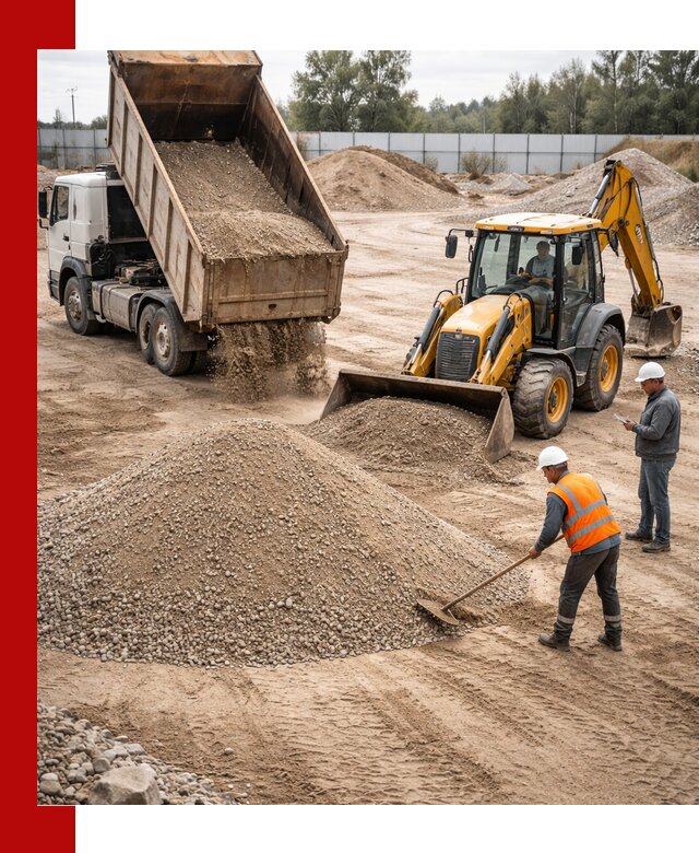 Поставка и доставка ПГС С4 в мешках и самосвалах в калуге