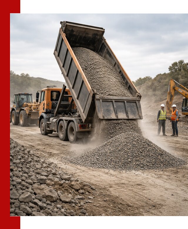 Щебёночно-песчаная смесь ЩПС С1 с доставкой в калуге