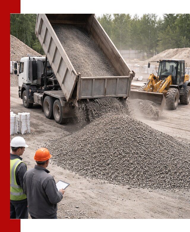 Доставка и продажа гранитного отсева 0-10 в калуге