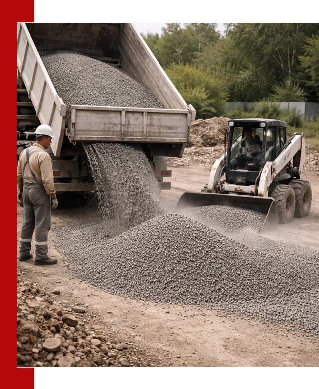 Доставка гравийного отсева 0-5 в калуге оптом и в розницу