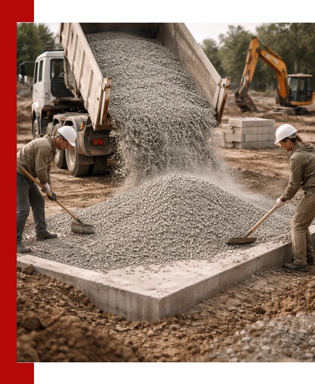 Доставка и продажа отсева для бетона в калуге