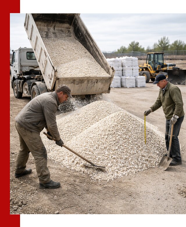 Мраморная крошка с доставкой и разгрузкой в калуге