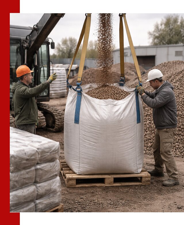 Керамзит в биг-бегах с доставкой в калуге