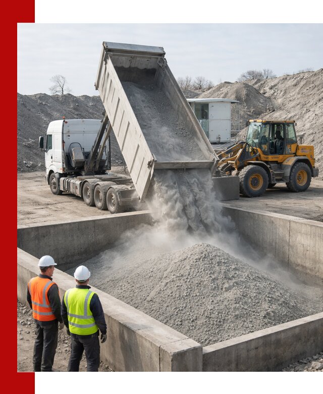 Доставка цемента навалом в калуге крупными партиями