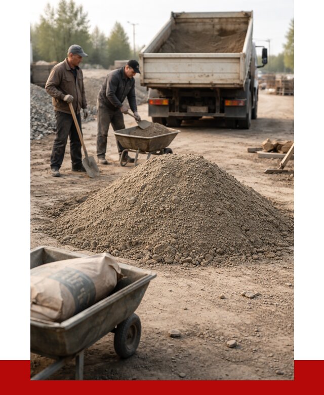 Цементно-песчаная смесь М150 в калуге от 4754 р. | ПРОНЕРУДКлг