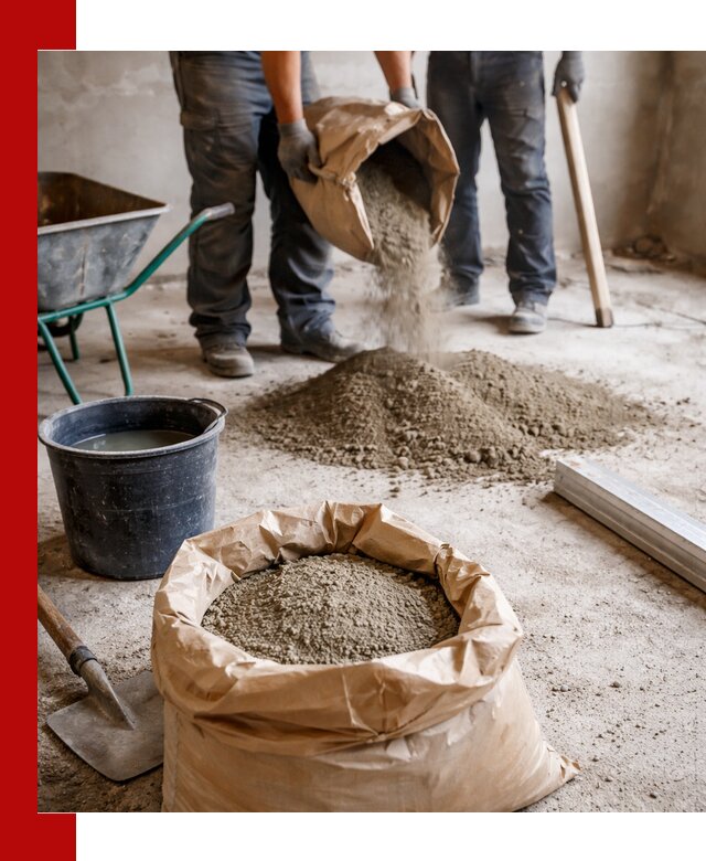 Доставка сухой смеси для стяжки в калуге