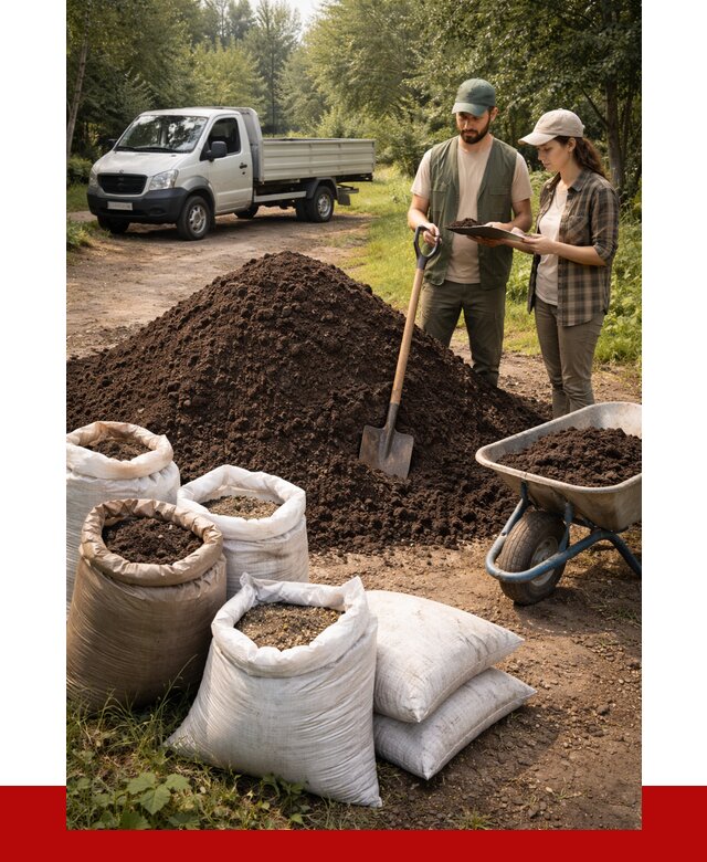 Купить грунт с доставкой в калуге от 4551 р. за м3 | ПРОНЕРУДКлг