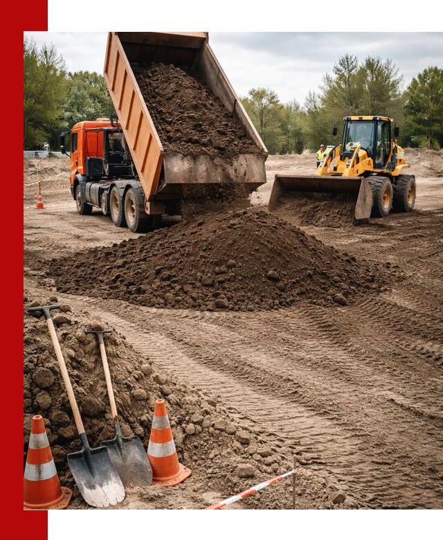 Поставка и доставка планировочного грунта в калуге
