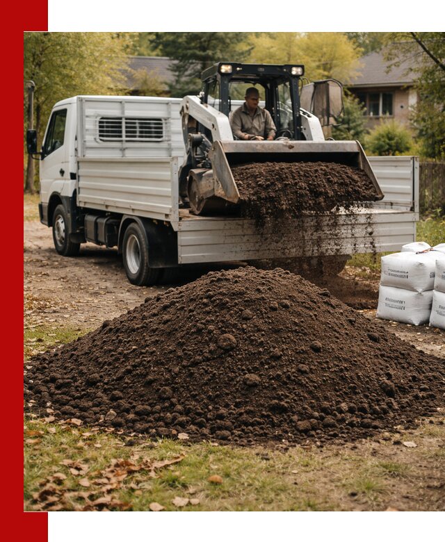 Доставка садовой земли в больших объёмах в калуге
