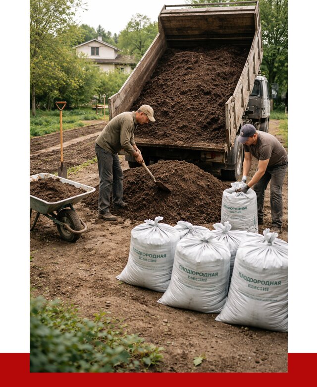 Плодородная смесь в калуге от 4248 р./куб с доставкой | ПРОНЕРУДКлг