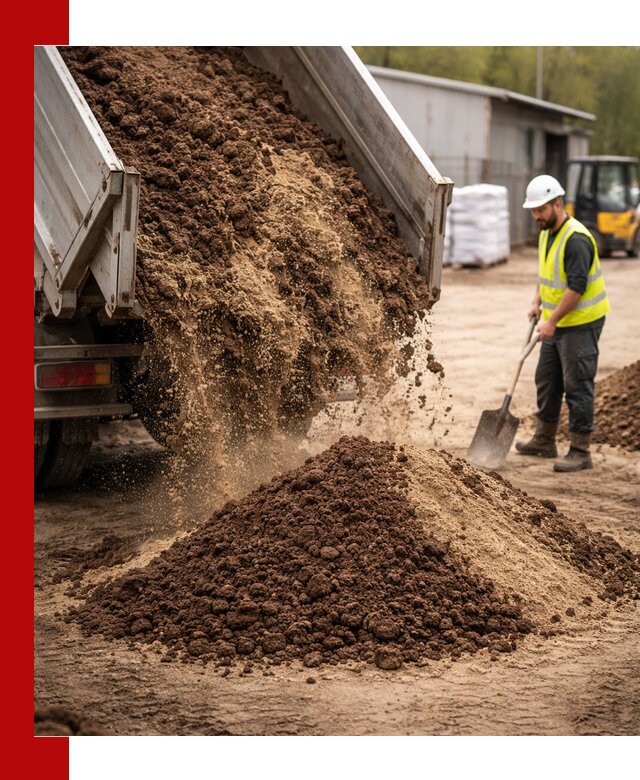Доставка торфо-песчаной смеси в калуге для строительства и озеленения
