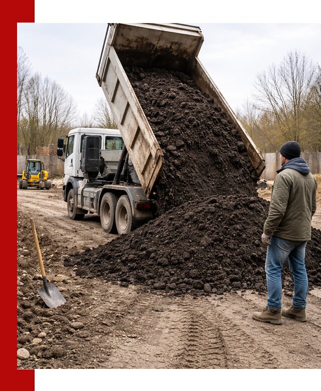 Доставка чернозема навалом в калуге быстро и выгодно