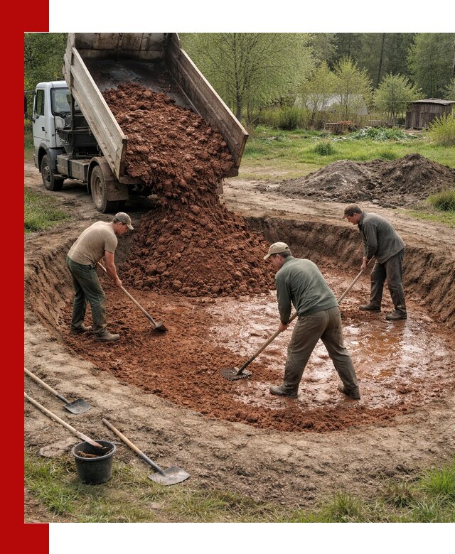 Купить качественную глину для пруда в калуге