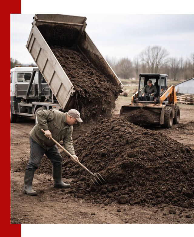 Доставка и продажа перегноя в калуге быстро и дешево