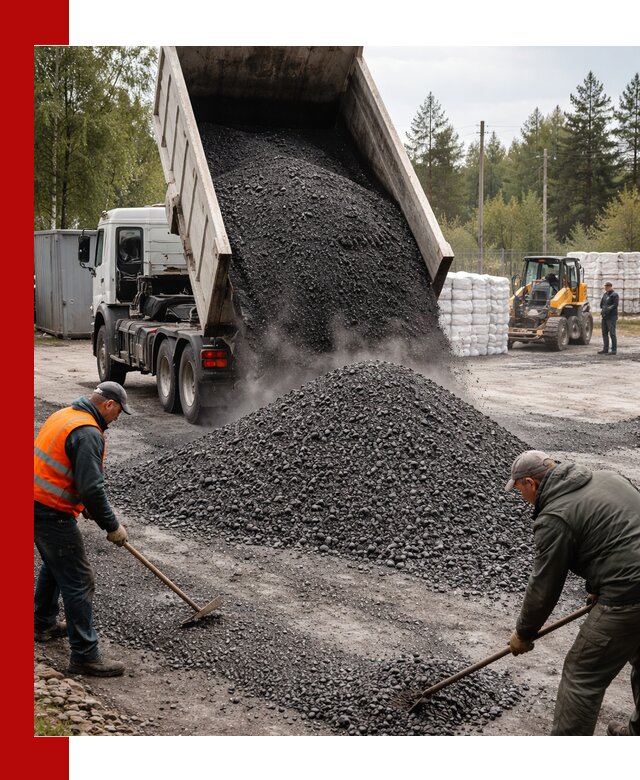 Доставка и продажа асфальтного гранулята в калуге