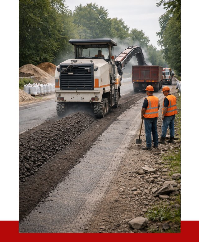 Фрезерованный асфальт в калуге от 2225 р./куб. | ПРОНЕРУДКлг
