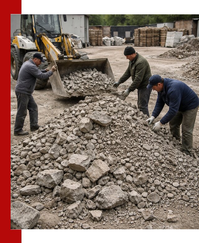 Демонтаж и вывоз бой бетона в калуге