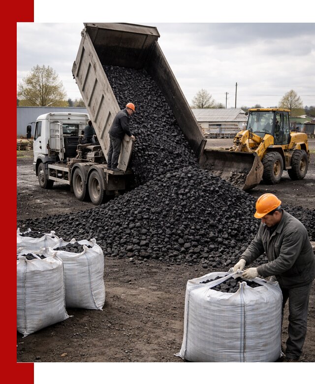 Доставка каменного угля в калуге оптом и в розницу