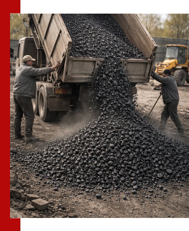 Доставка угля семечка самосвалами в калуге