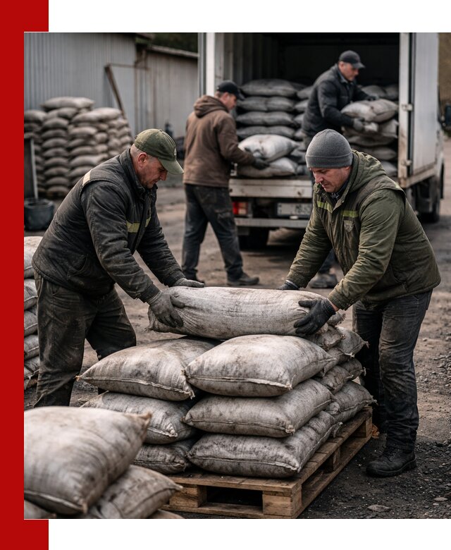 Доставка угля в мешках по выгодным ценам в калуге