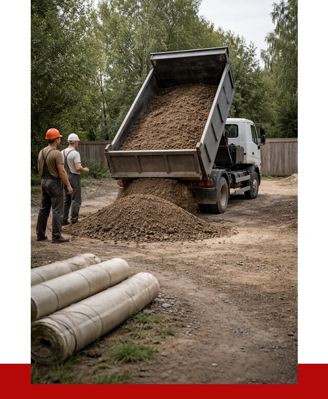 Доставка сыпучих материалов самосвалом в [cvi] от 4248 р. | ПРОНЕРУДКлг