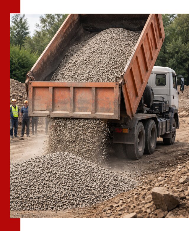 Доставка сыпучих материалов самосвалом в калуге быстро и надежно