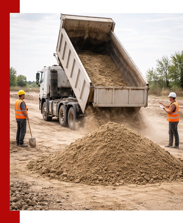 Доставка самосвалом 15 кубов в калуге за город и по городу